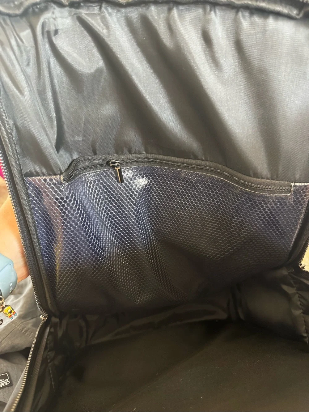Robert Graham Thornton Mix Media Black Pebbled Leather Men's Backpack